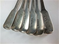 Lot 28 - A collection of silver flatware
