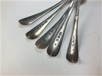 Lot 28 - A collection of silver flatware