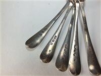 Lot 28 - A collection of silver flatware