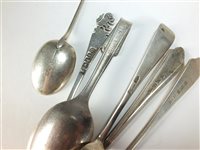 Lot 28 - A collection of silver flatware