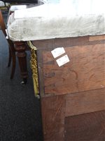 Lot 505 - A French Louis XVI style marble top plum pudding mahogany ebony and ormolu mounted commode