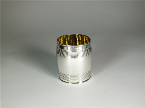 Lot 56 - A George III silver beaker