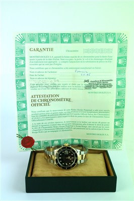 Lot 242 - A Gentleman's Rolex Submariner Wristwatch Ref. 16613
