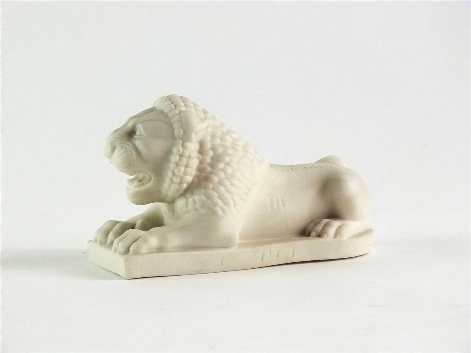 Lot 65 - Copeland Assyrian parian paperweight
