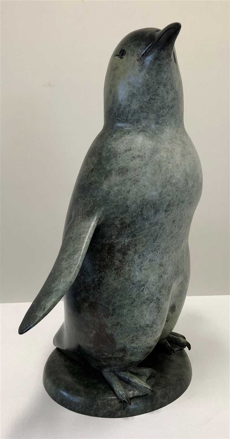 Lot 104 - Richard Smith (b.1955), Penguin Sculpture 'Little Blue'