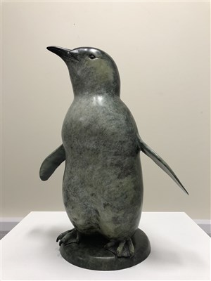 Lot 104 - Richard Smith (b.1955), Penguin Sculpture 'Little Blue'