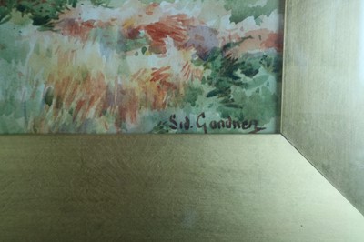 Lot 38 - Sidney Valentine Gardner, Staithes Group (1869-1957), Lakeside Landscape