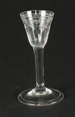 Lot 170 - An 18th-century wine glass