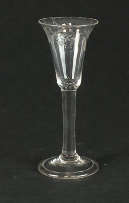 Lot 173 - A mid-18th century wine glass