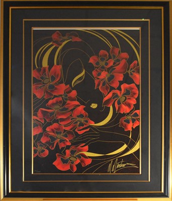 Lot 96 - Martinos Manoukian (b.1947) Passionate Embrace