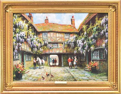 Lot 84 - Leonard Carr Cox (British, 1900-1909), Lord Leycester Hospital, Warwick