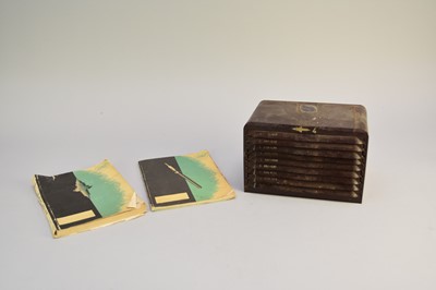 Lot 56 - A collection of Ronda balance staffs, with booklet