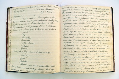 Lot 131 - PENINSULAR WAR MANUSCRIPT, April 1809 - March 1810