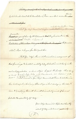 Lot 24 - A group of eighteenth-century documents pertaining to Captain Hugh Bromedge (1714-1792)