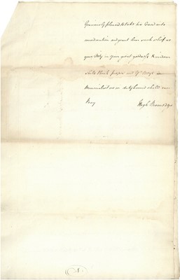 Lot 24 - A group of eighteenth-century documents pertaining to Captain Hugh Bromedge (1714-1792)