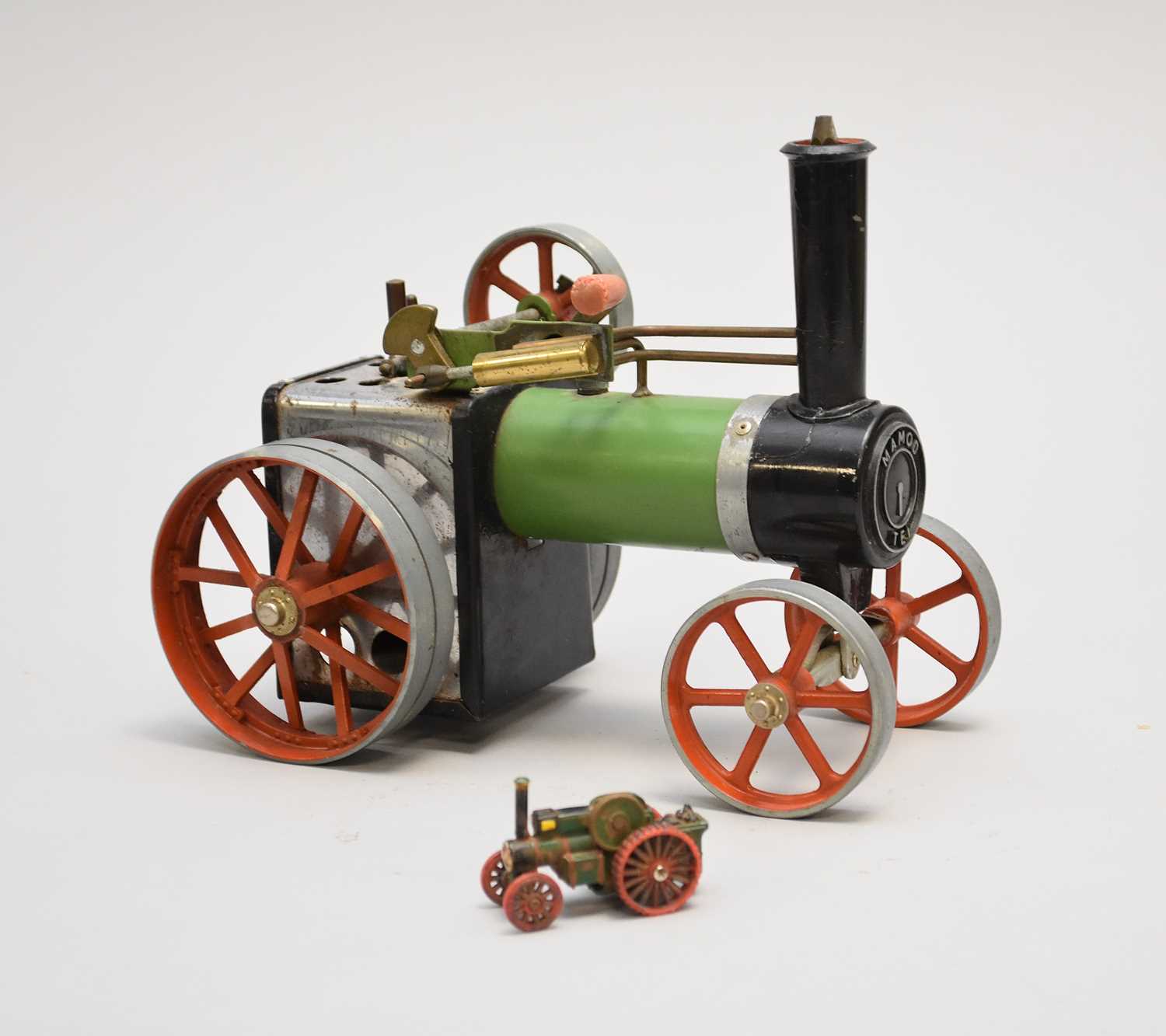 Lot 511 - A Mamod traction engine and another die-cast