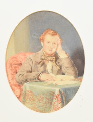 Lot 344 - William Buckler (1814-1884), Portrait of a Gentleman; and a miniature attributed to J.M. Cox
