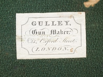 Lot 40 - A cased pair of English duelling pistols by Joseph Gulley, London