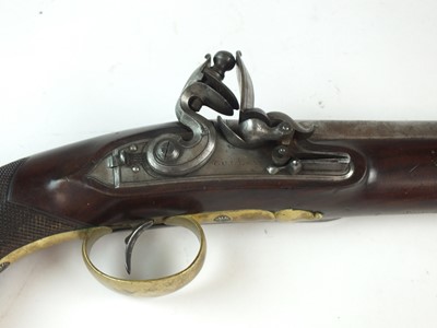 Lot 40 - A cased pair of English duelling pistols by Joseph Gulley, London