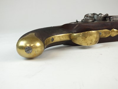 Lot 40 - A cased pair of English duelling pistols by Joseph Gulley, London