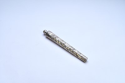 Lot 2 - A Victorian silver conical scent bottle