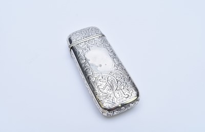 Lot 3 - A Victorian silver cigar case
