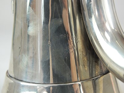 Lot 84 - Hawkes & Son silver bugle presented to the Officers of the 1st KSLI, 1927