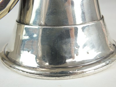Lot 84 - Hawkes & Son silver bugle presented to the Officers of the 1st KSLI, 1927