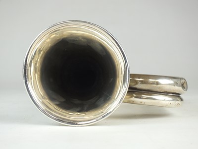 Lot 84 - Hawkes & Son silver bugle presented to the Officers of the 1st KSLI, 1927
