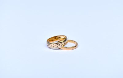 Lot 85 - Two gold bands