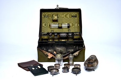 Lot 44 - A small collection of silver and plated wares