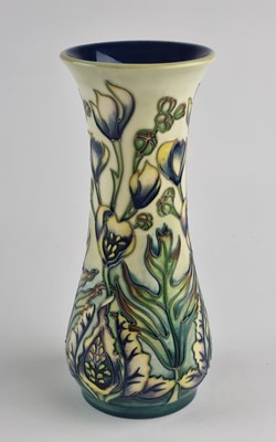 Lot Moorcroft 'Monkshood' vase designed by Philip Gibson
