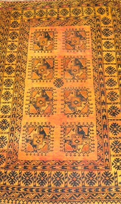 Lot 449 - An Afghan wool rug