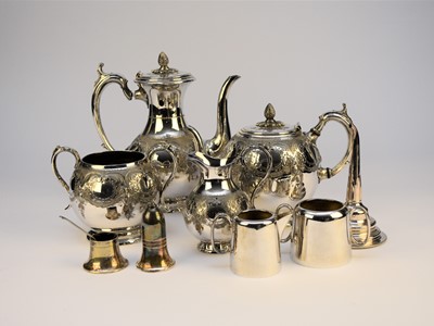 Lot 21 - A collection of silver plated wares