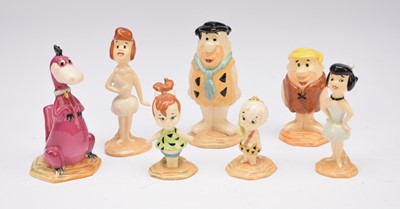 Lot 206 - A set of seven Beswick 'The Flintstones' figures