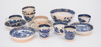 Lot 14 - Small group of Caughley, 18th century
