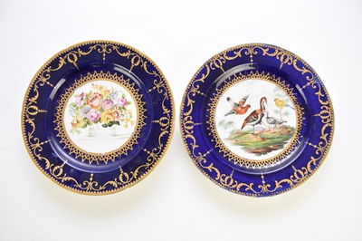 Lot 54 - Two John Rose (Coalport) plates, circa 1800-05