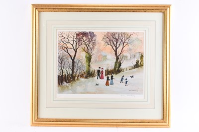 Lot 682 - Helen Bradley (1900-1979) Large Collection of Winter Themed Prints