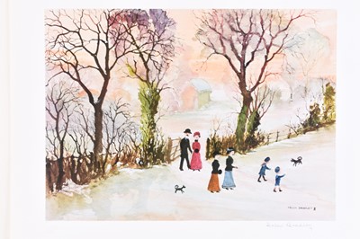 Lot 682 - Helen Bradley (1900-1979) Large Collection of Winter Themed Prints