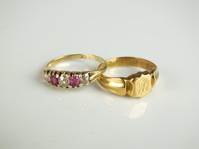 Lot 234 - Two rings