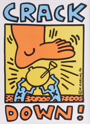 Lot 12 - Keith Haring (American 1958-1990) Crackdown