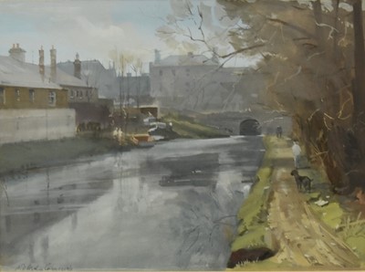 Lot 352 - Niccolo d'Ardia Caracciolo (1941-1989) Grand Canal, Baggot Street, Dublin