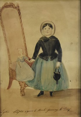 Lot 330 - British School (19th Century) Mother and Daughter Portraits