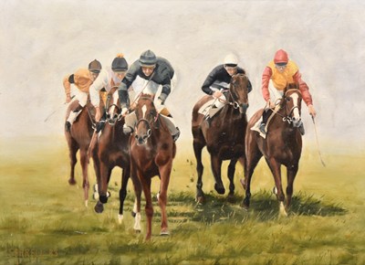 Lot 187 - Serrell (British 20th Century) Two Equestrian Paintings