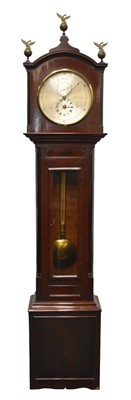 Lot An early 19th century mahogany regulator longcase clock, Alexander King of Peterhead