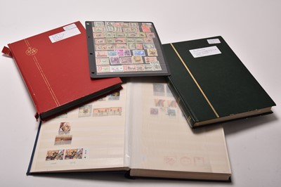 Lot 230 - Commonwealth stamps in 3 stockbooks and a folder