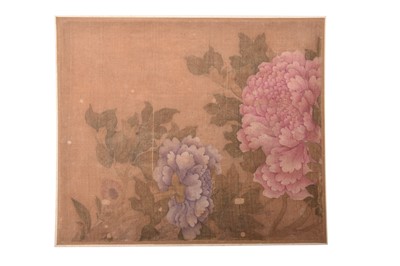 Lot Chinese school, Ming Dynasty, flower study