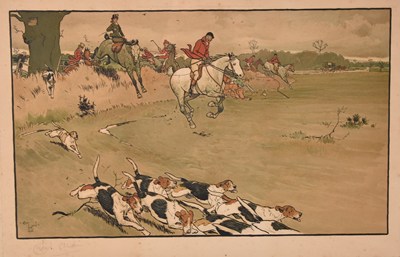 Lot 156 - Cecil Aldin (British, 1870-1935) Full Cry (3)