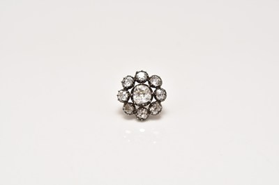 Lot 137 - A 19th century old cut diamond cluster brooch