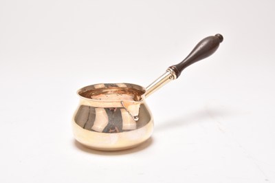 Lot 68 - A silver Brandy saucepan